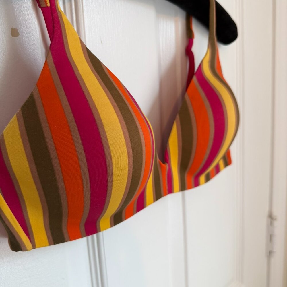 Victoria's Secret 34C Body by Victoria IPEX Wireless Bright Pink Orange Yellow - Picture 3 of 9